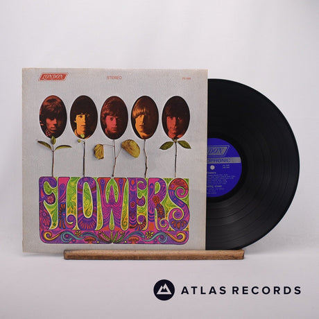 The Rolling Stones Flowers LP Vinyl Record - Front Cover & Record