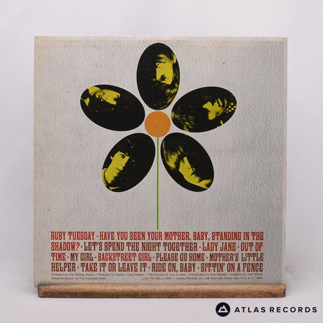 The Rolling Stones - Flowers - Textured Sleeve Us 1K 1K LP Vinyl Record - EX/EX