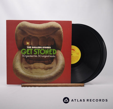 The Rolling Stones Get Stoned Double LP Vinyl Record - Front Cover & Record