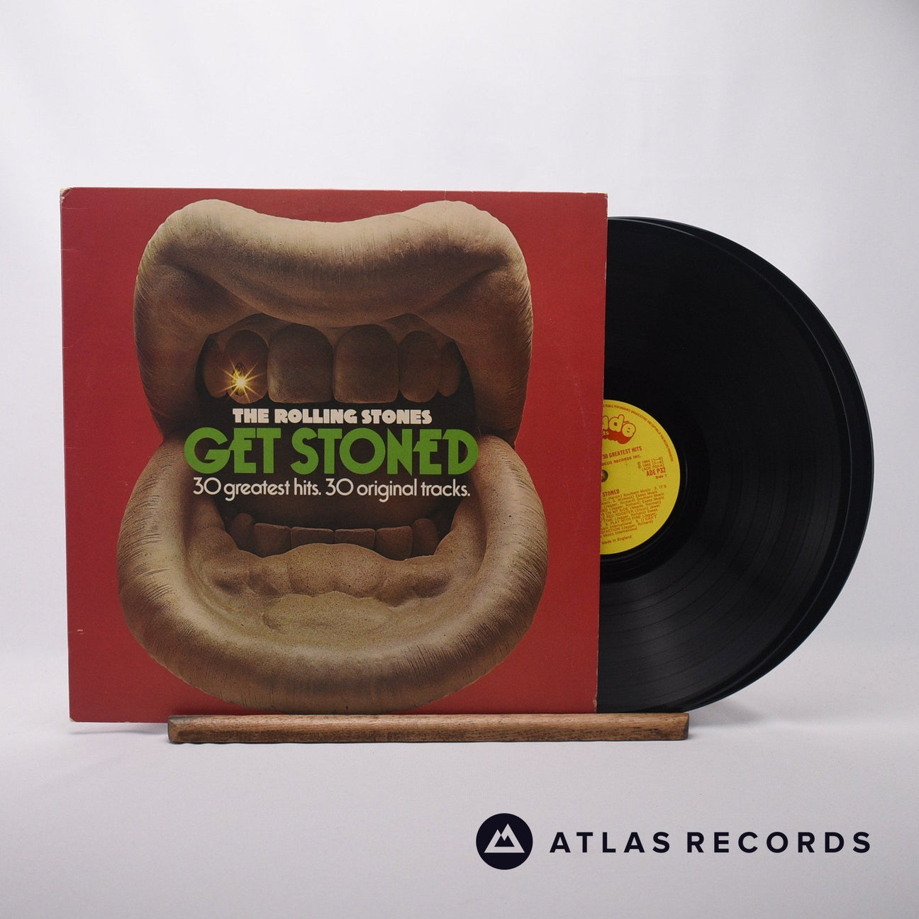 The Rolling Stones Get Stoned Double LP Vinyl Record - Front Cover & Record