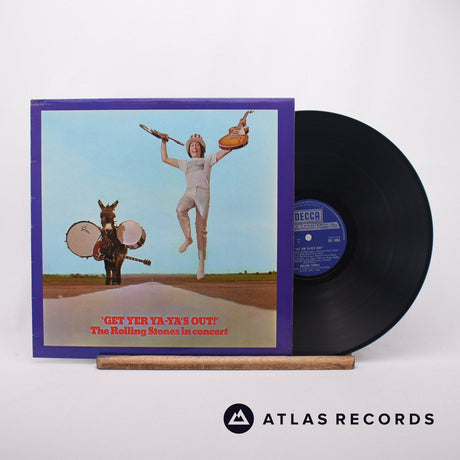 The Rolling Stones Get Yer Ya-Ya's Out! - The Rolling Stones In Concert LP Vinyl Record - Front Cover & Record