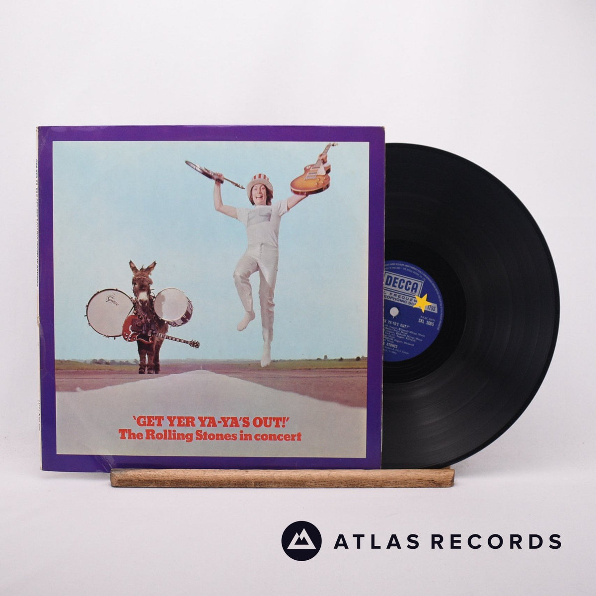 The Rolling Stones Get Yer Ya-Ya's Out! - The Rolling Stones In Concert LP Vinyl Record - Front Cover & Record