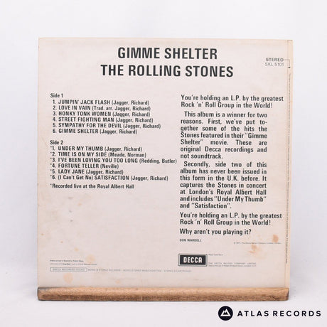 The Rolling Stones - Gimme Shelter - P-2W LP Vinyl Record - VG+/VG+