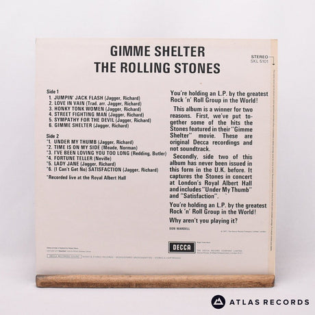 The Rolling Stones - Gimme Shelter - First Uk Press LP Vinyl Record - EX/EX