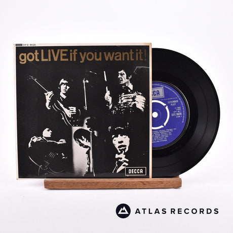 The Rolling Stones Got Live If You Want It! 7" Vinyl Record - Front Cover & Record