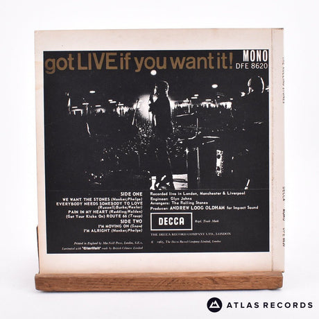 The Rolling Stones - Got Live If You Want It! - 7" EP Vinyl Record - EX/EX
