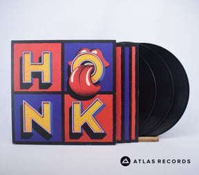 The Rolling Stones Honk 3 x LP Vinyl Record - Front Cover & Record