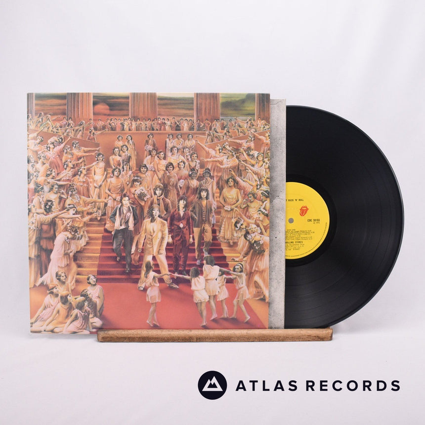 The Rolling Stones It's Only Rock 'N Roll LP Vinyl Record - Front Cover & Record