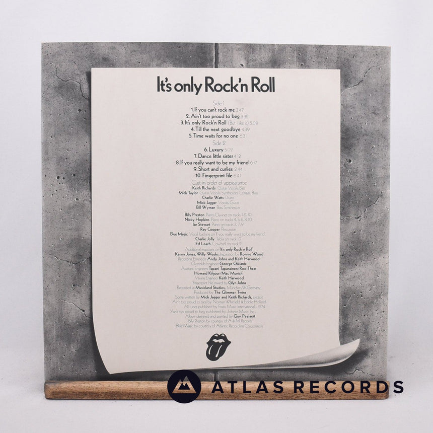 The Rolling Stones - It's Only Rock 'N Roll - A2 B2 LP Vinyl Record - EX/EX