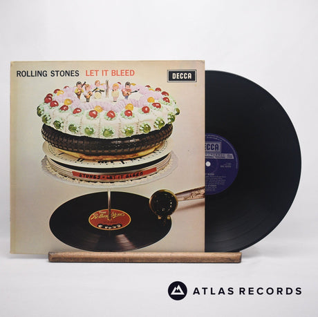 The Rolling Stones Let It Bleed LP Vinyl Record - Front Cover & Record
