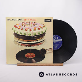 The Rolling Stones Let It Bleed LP Vinyl Record - Front Cover & Record