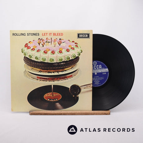 The Rolling Stones Let It Bleed LP Vinyl Record - Front Cover & Record
