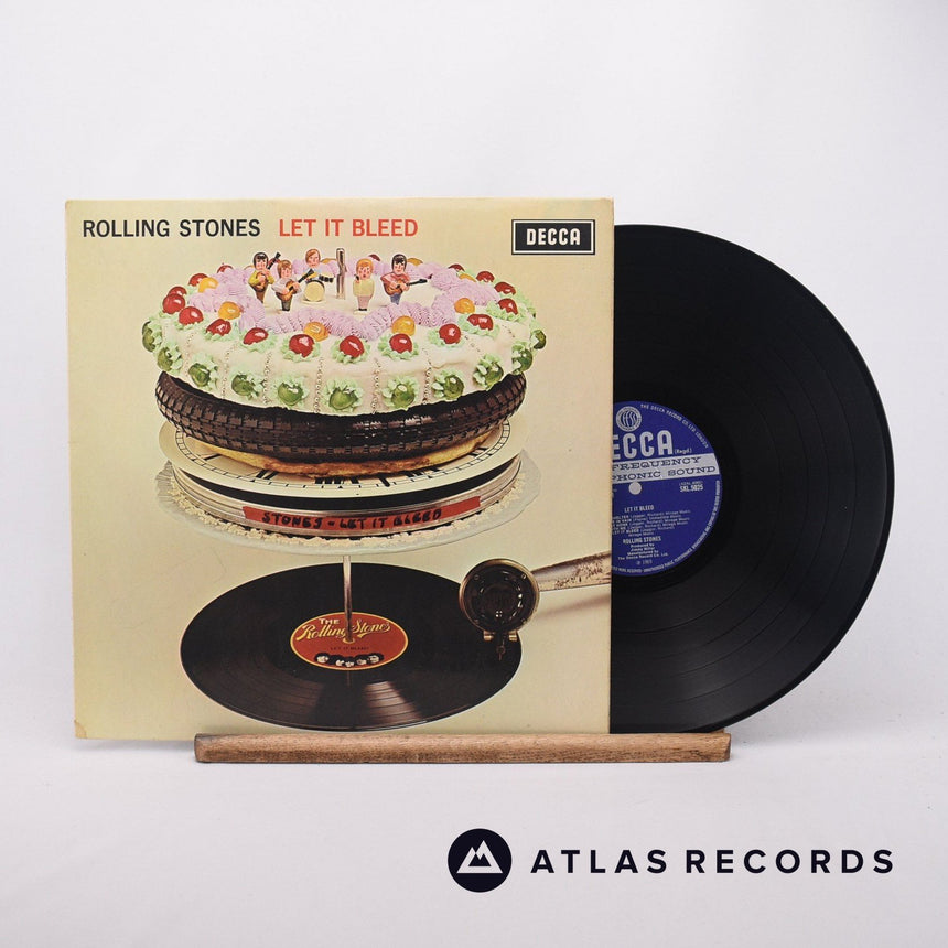 The Rolling Stones Let It Bleed LP Vinyl Record - Front Cover & Record