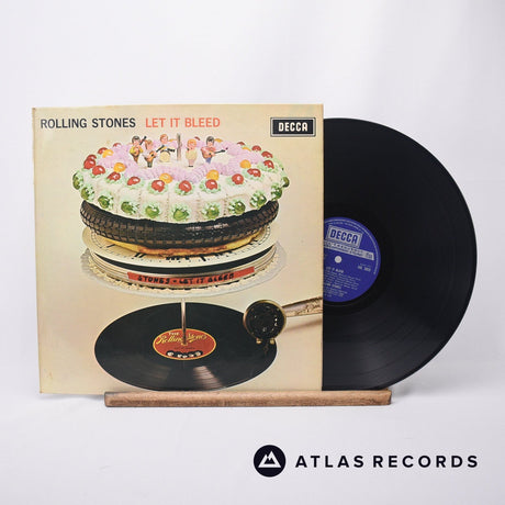 The Rolling Stones Let It Bleed LP Vinyl Record - Front Cover & Record