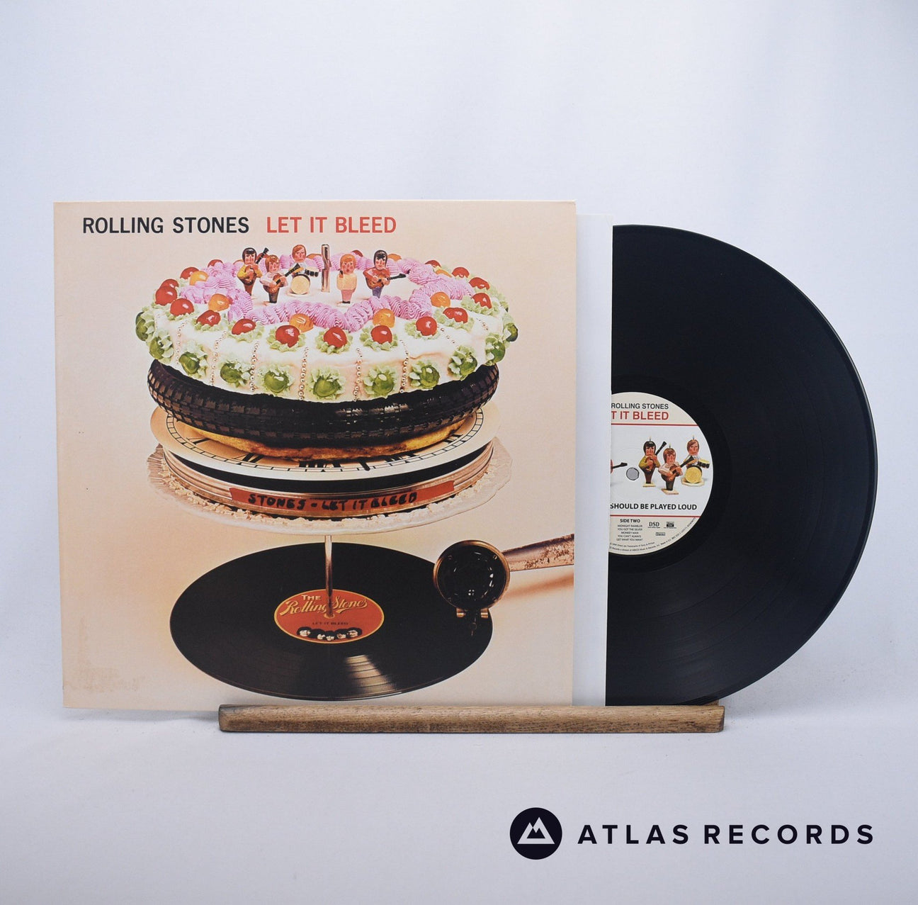The Rolling Stones Let It Bleed LP Vinyl Record - Front Cover & Record