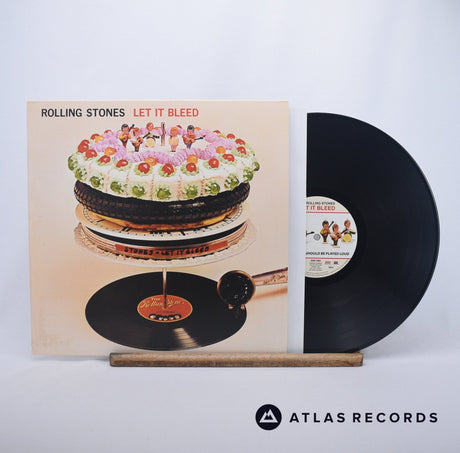 The Rolling Stones Let It Bleed LP Vinyl Record - Front Cover & Record