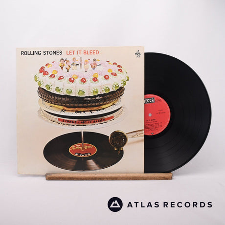 The Rolling Stones Let It Bleed LP Vinyl Record - Front Cover & Record