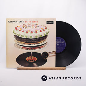 The Rolling Stones Let It Bleed LP Vinyl Record - Front Cover & Record