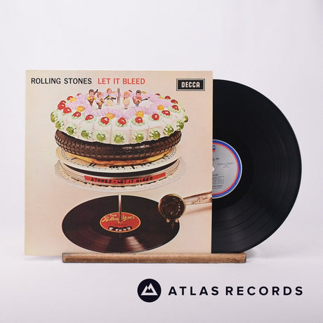 The Rolling Stones Let It Bleed LP Vinyl Record - Front Cover & Record