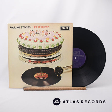 The Rolling Stones Let It Bleed LP Vinyl Record - Front Cover & Record