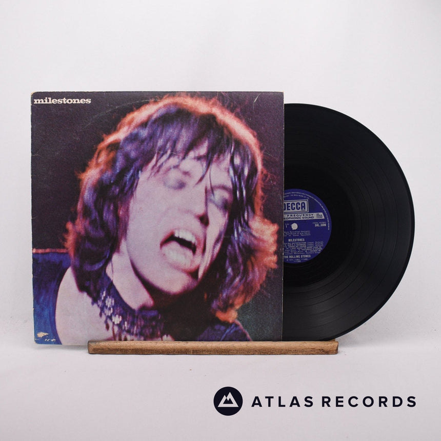 The Rolling Stones Milestones LP Vinyl Record - Front Cover & Record