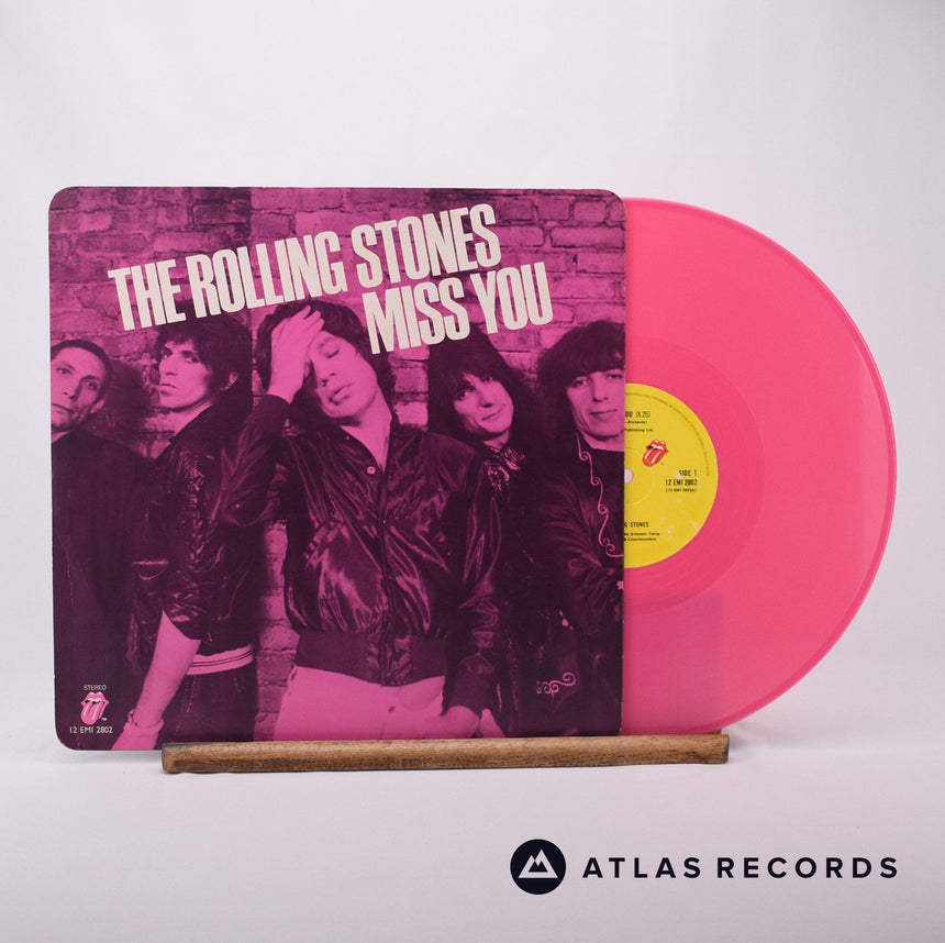 The Rolling Stones Miss You 12" Vinyl Record - Front Cover & Record