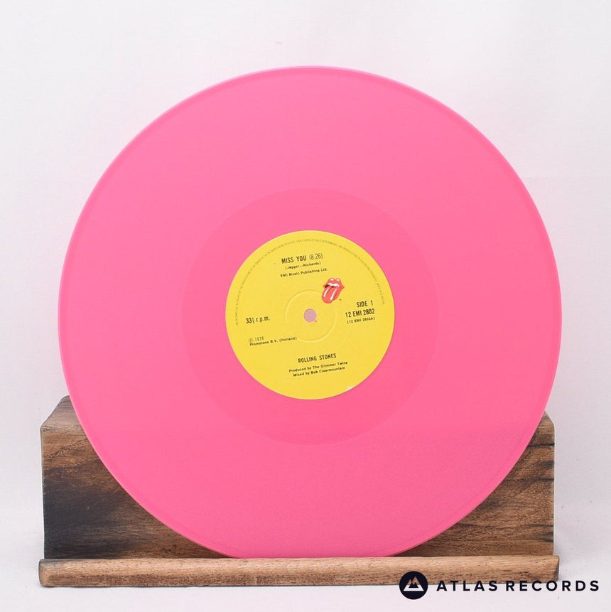 The Rolling Stones - Miss You - Pink 12" Vinyl Record - VG+/EX