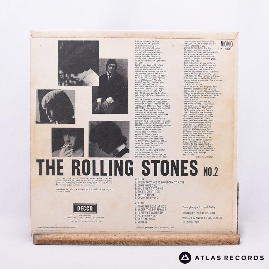 The Rolling Stones - No. 2 - Mono -2A -1A LP Vinyl Record - VG+/VG+