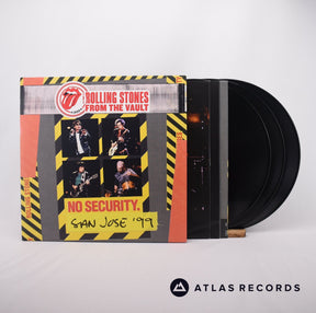 The Rolling Stones No Security. San Jose '99 3 x LP Vinyl Record - Front Cover & Record