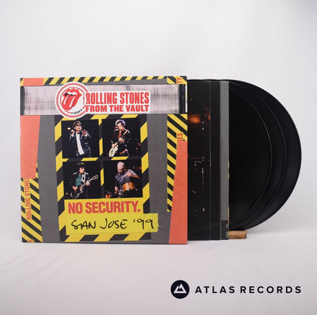 The Rolling Stones No Security. San Jose '99 3 x LP Vinyl Record - Front Cover & Record