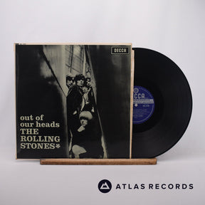 The Rolling Stones Out Of Our Heads LP Vinyl Record - Front Cover & Record