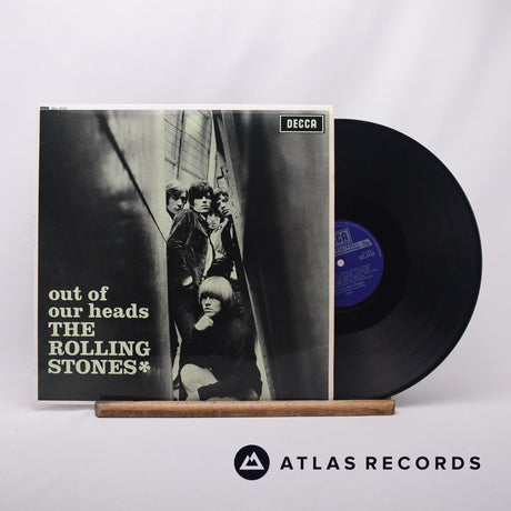 The Rolling Stones Out Of Our Heads LP Vinyl Record - Front Cover & Record