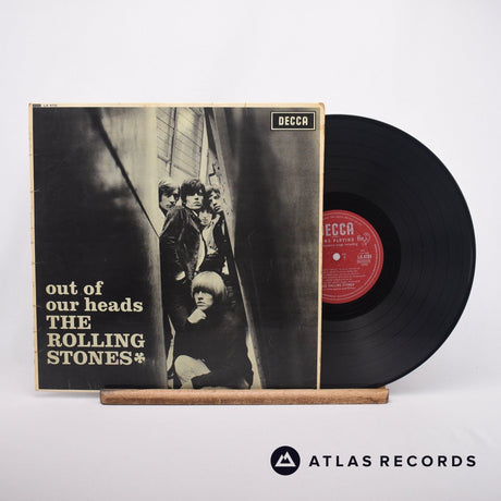 The Rolling Stones Out Of Our Heads LP Vinyl Record - Front Cover & Record