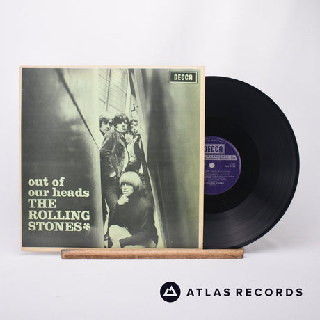 The Rolling Stones Out Of Our Heads LP Vinyl Record - Front Cover & Record