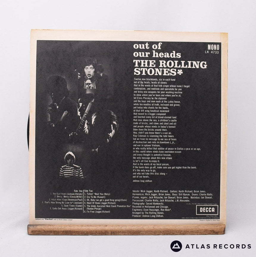 The Rolling Stones - Out Of Our Heads - Mono 12A 12B LP Vinyl Record - VG+/VG+