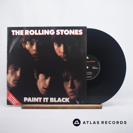 The Rolling Stones Paint It Black 12" Vinyl Record - Front Cover & Record