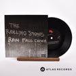 The Rolling Stones Rain Fall Down 7" Vinyl Record - Front Cover & Record