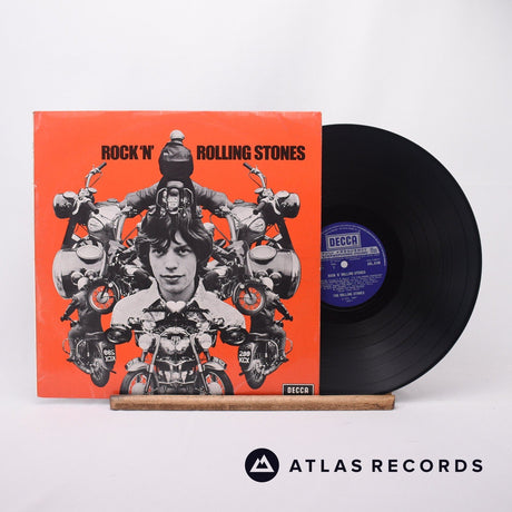 The Rolling Stones Rock 'N' Rolling Stones LP Vinyl Record - Front Cover & Record
