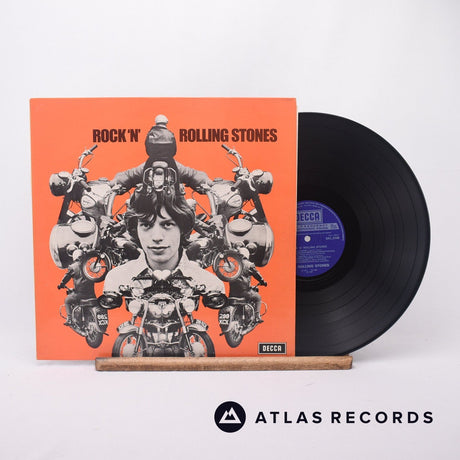 The Rolling Stones Rock 'N' Rolling Stones LP Vinyl Record - Front Cover & Record