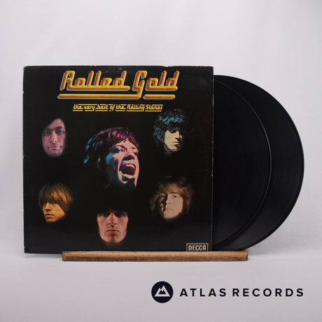 The Rolling Stones Rolled Gold - The Very Best Of The Rolling Stones 2 x LP Vinyl Record - Front Cover & Record