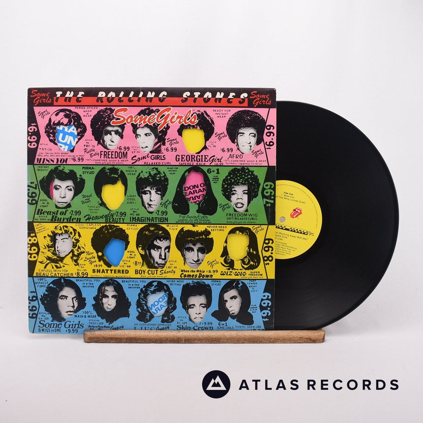 The Rolling Stones Some Girls LP Vinyl Record - Front Cover & Record
