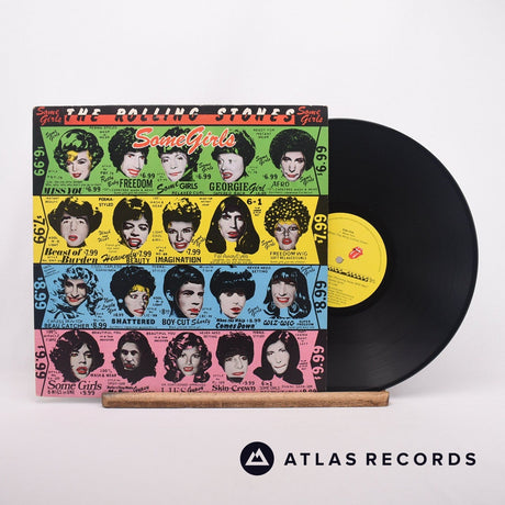 The Rolling Stones Some Girls LP Vinyl Record - Front Cover & Record
