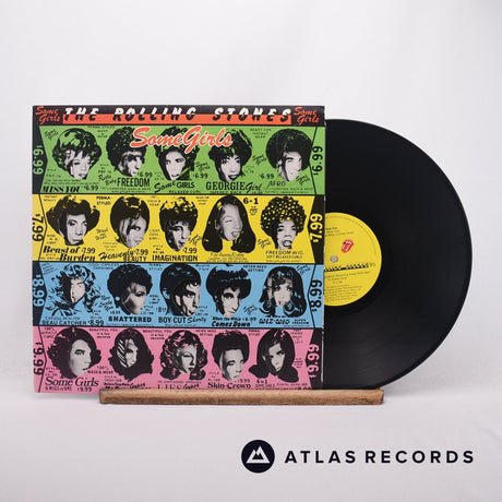 The Rolling Stones Some Girls LP Vinyl Record - Front Cover & Record