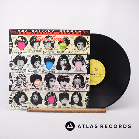 The Rolling Stones Some Girls LP Vinyl Record - Front Cover & Record