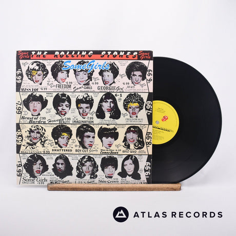The Rolling Stones Some Girls LP Vinyl Record - Front Cover & Record