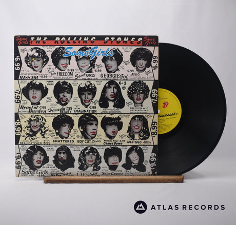 The Rolling Stones Some Girls LP Vinyl Record - Front Cover & Record