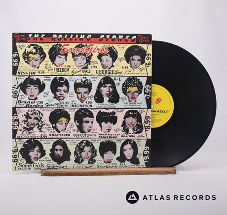 The Rolling Stones Some Girls LP Vinyl Record - Front Cover & Record