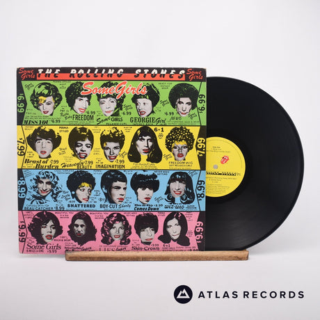 The Rolling Stones Some Girls LP Vinyl Record - Front Cover & Record