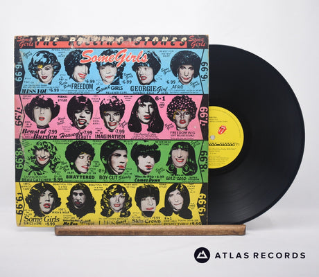 The Rolling Stones Some Girls LP Vinyl Record - Front Cover & Record