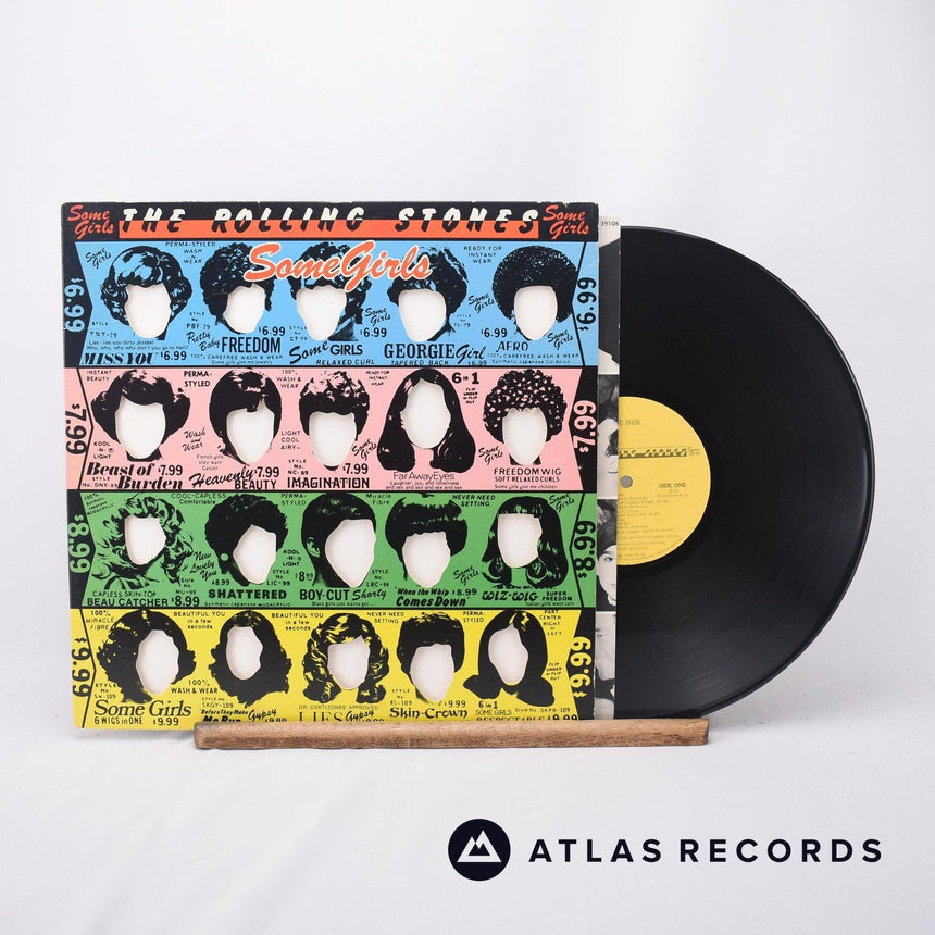 The Rolling Stones Some Girls LP Vinyl Record - Front Cover & Record